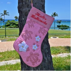 Hawaiian Christmas Stocking Honu 3